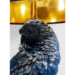 Tischleuchten-KARE Design Tischleuchte Parrot Blau 84Cm