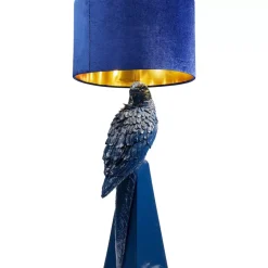 Tischleuchten-KARE Design Tischleuchte Parrot Blau 84Cm