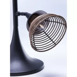 Tischleuchten-KARE Design Tischleuchte Rattan Tre