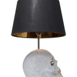 Tischleuchten-KARE Design Tischleuchte Skull Crystals Front 44Cm