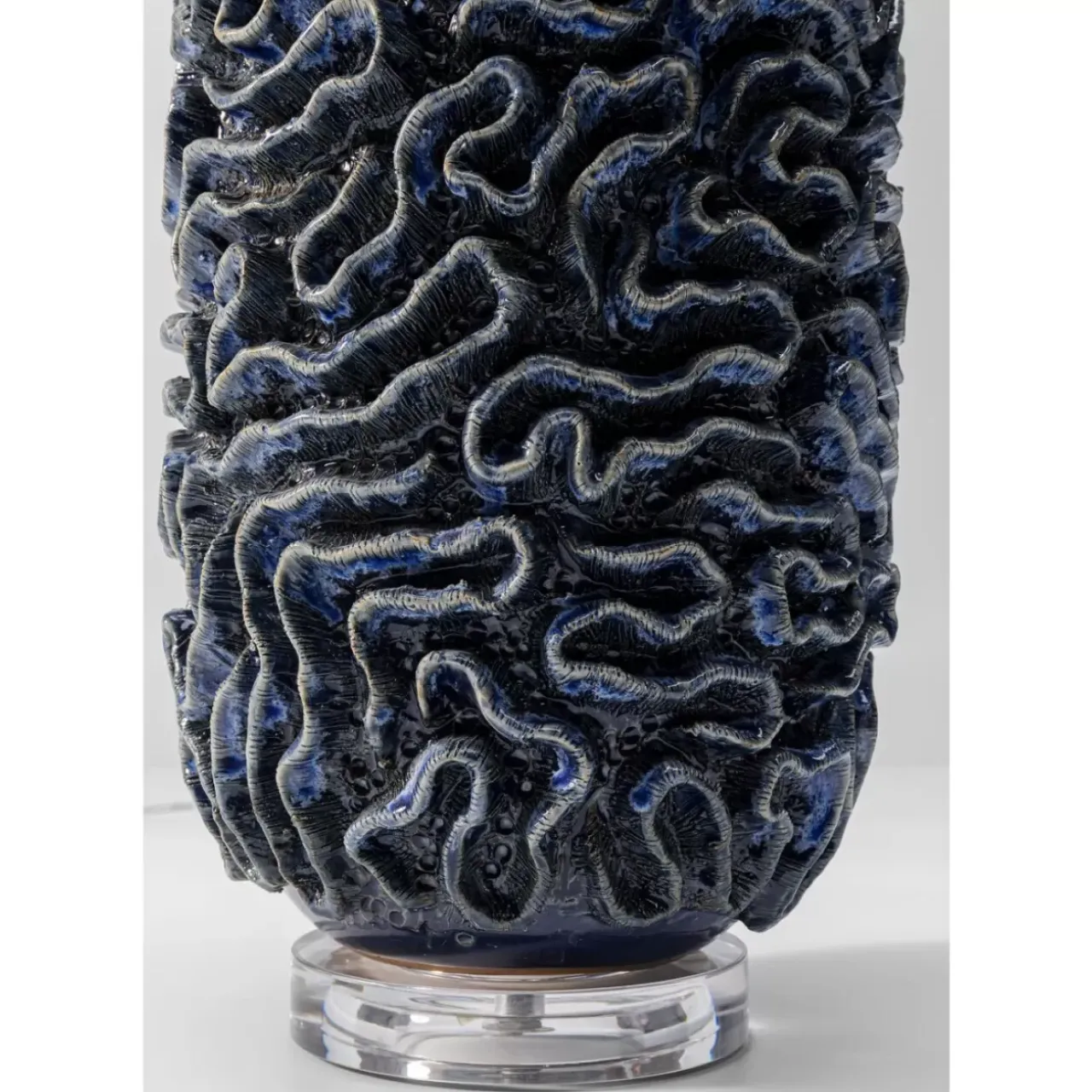 Tischleuchten-KARE Design Tischleuchte Waterflow Blau