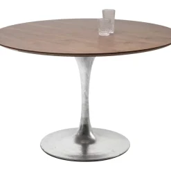 Tische-KARE Design Tischplatte Invitation Round Walnut O120Cm