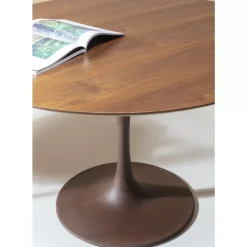 Tische-KARE Design Tischplatte Invitation Round Walnut O120Cm