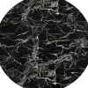 Tische-KARE Design Tischplatte Schickeria Marmoroptik Schwarz O110Cm