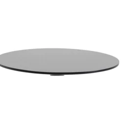 Tische-KARE Design Tischplatte Schickeria Schwarz O80Cm