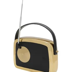 Uhren-KARE Design Tischuhr Nostalgie Handle 20X22Cm