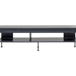 Kommoden & Sideboards-KARE Design Tv Regal Montieri Anthrazit 160X47Cm