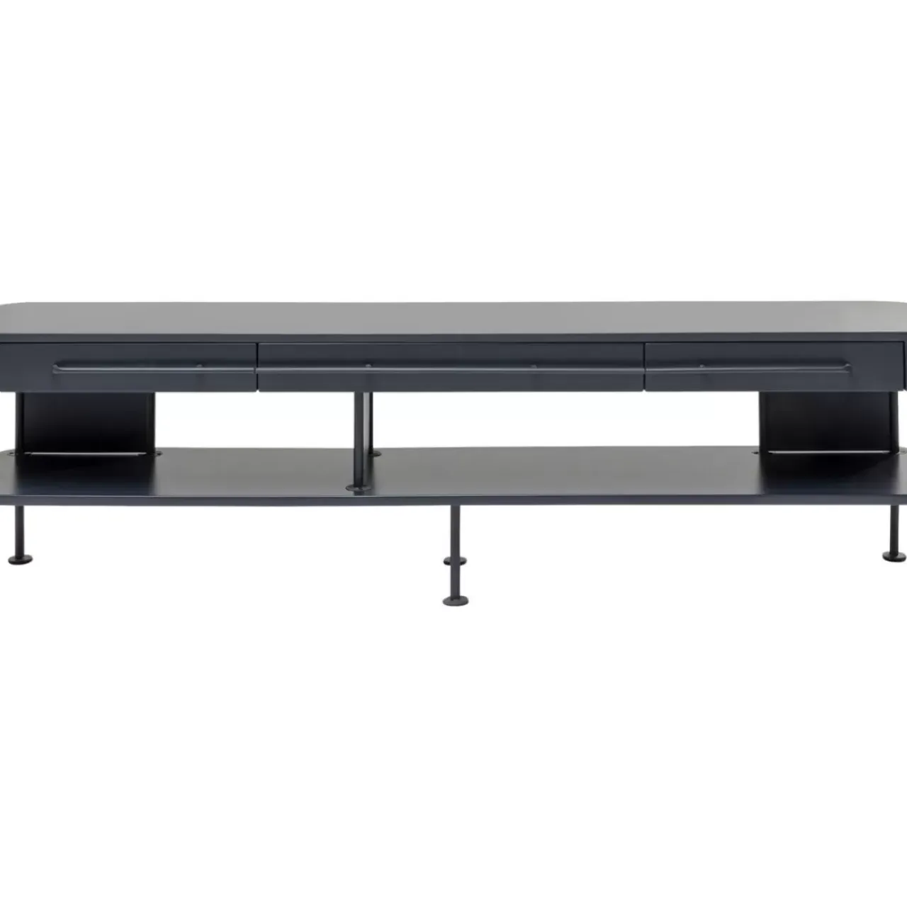 Kommoden & Sideboards-KARE Design Tv Regal Montieri Anthrazit 160X47Cm