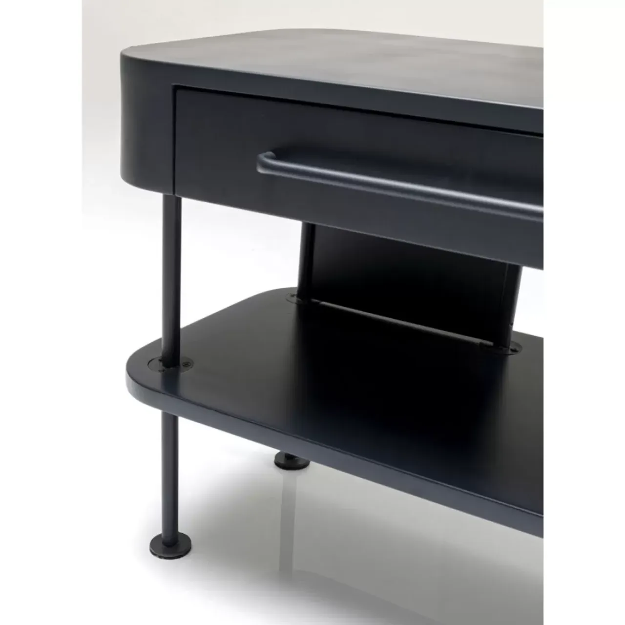 Kommoden & Sideboards-KARE Design Tv Regal Montieri Anthrazit 160X47Cm