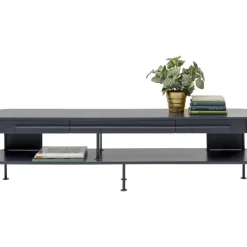 Kommoden & Sideboards-KARE Design Tv Regal Montieri Anthrazit 160X47Cm