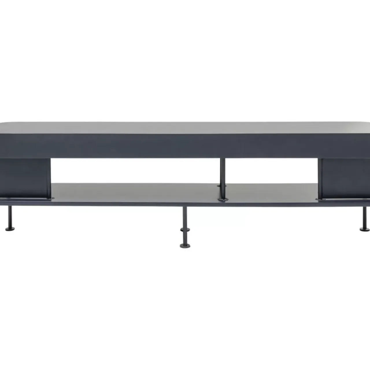 Kommoden & Sideboards-KARE Design Tv Regal Montieri Anthrazit 160X47Cm