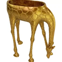Deko & Geschenkartikel-KARE Design Ubertopf Giraffe Greta,Gold
