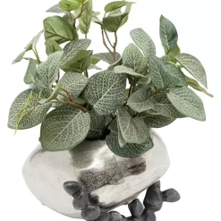 Vasen-KARE Design Vase Art Stones Silber 21Cm