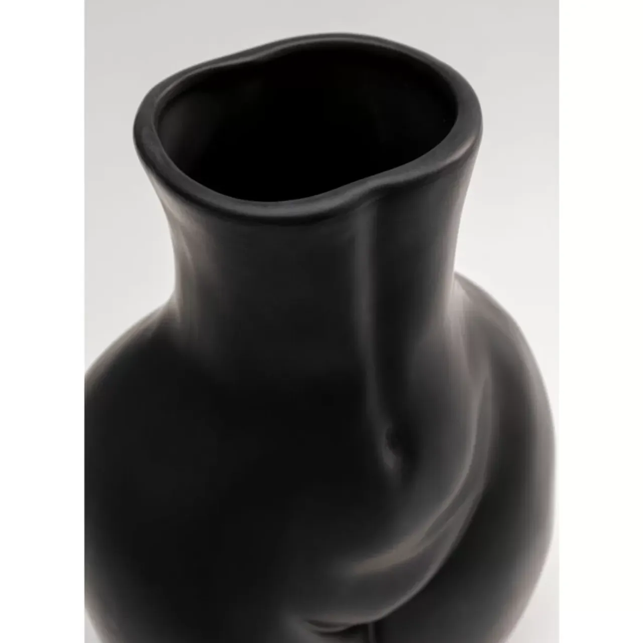 Vasen-KARE Design Vase Donna Schwarz 22Cm