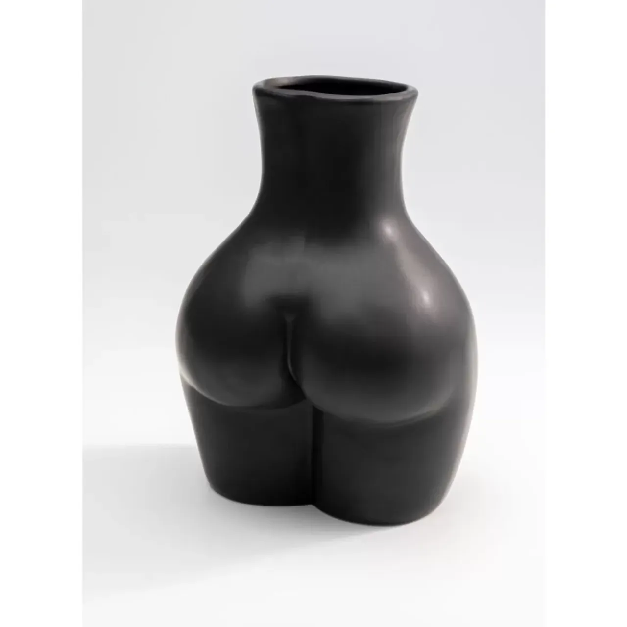 Vasen-KARE Design Vase Donna Schwarz 22Cm