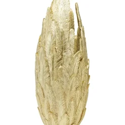 Vasen-KARE Design Vase Feathers Gold 80
