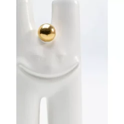 Vasen-KARE Design Vase Funny Teeth Weis 16Cm