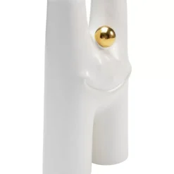 Vasen-KARE Design Vase Funny Teeth Weis 16Cm