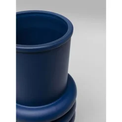 Vasen-KARE Design Vase Gina Trible Blau 17Cm