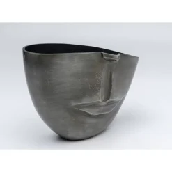 Vasen-KARE Design Vase Half Face Anthrazit 31Cm
