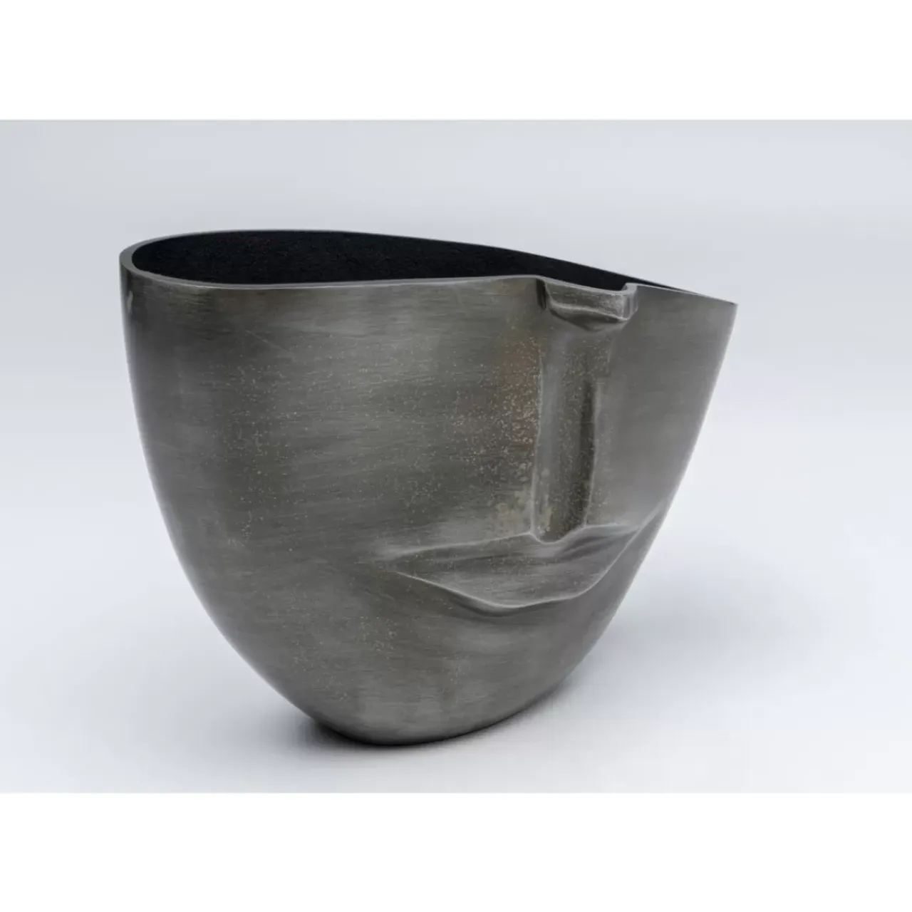 Vasen-KARE Design Vase Half Face Anthrazit 31Cm