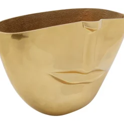 Vasen-KARE Design Vase Half Face Gold 46Cm