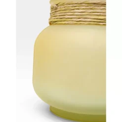 Vasen-KARE Design Vase Isola Storm Gelb 18Cm