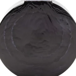 Vasen-KARE Design Vase Las Vegas Disc Schwarz