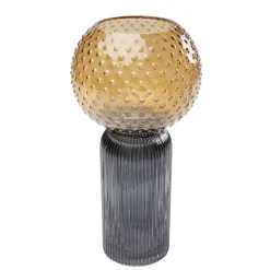 Vasen-KARE Design Vase Marvelous Duo Amber Grau 31Cm