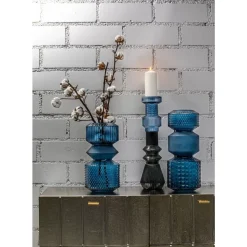 Vasen-KARE Design Vase Marvelous Duo Blau 42Cm