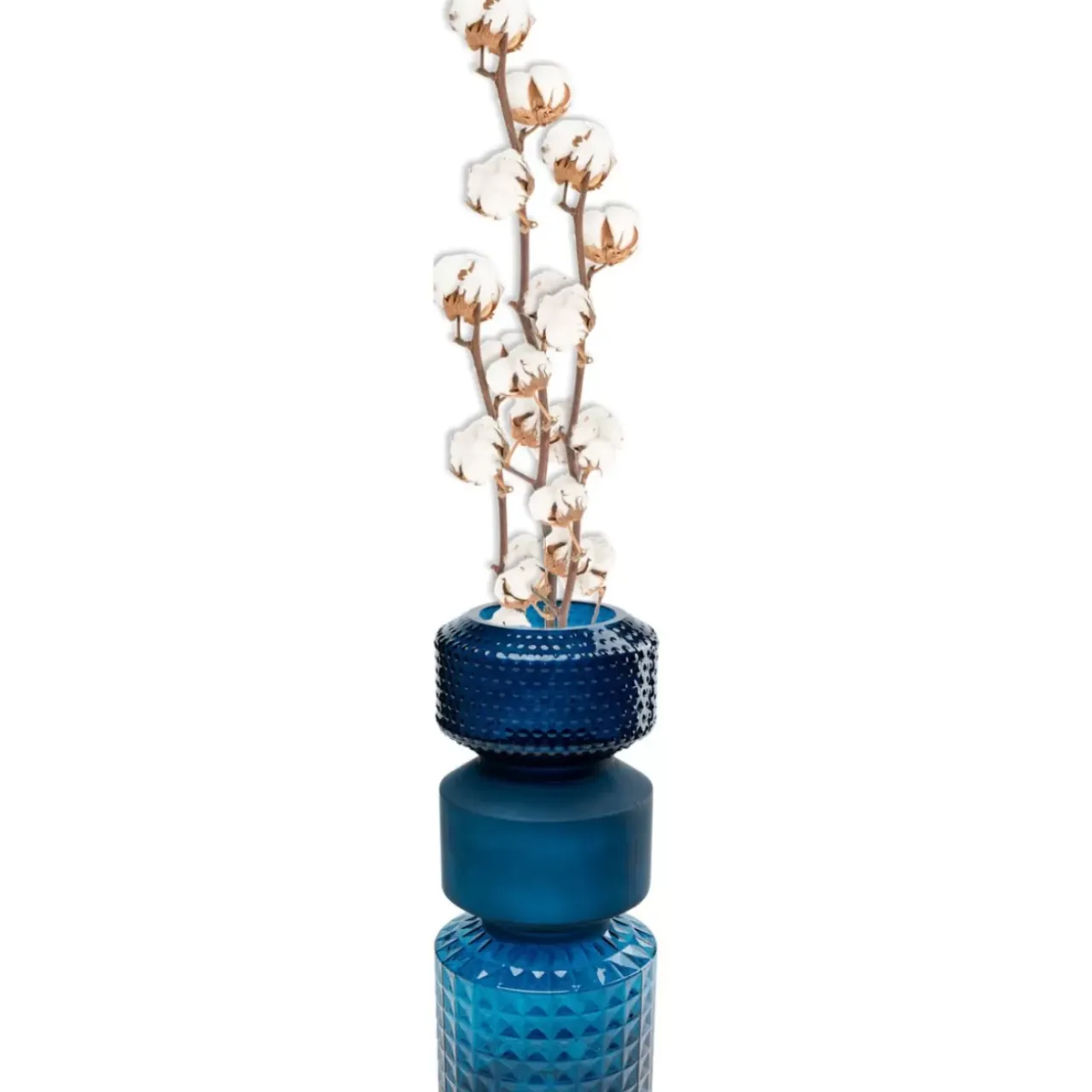 Vasen-KARE Design Vase Marvelous Duo Blau 42Cm