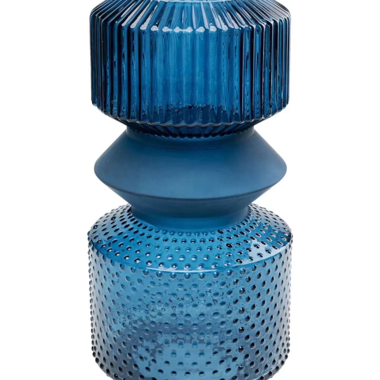 Vasen-KARE Design Vase Marvelous Duo Blau 36Cm