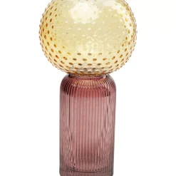 Vasen-KARE Design Vase Marvelous Duo Gelb Lila 31Cm