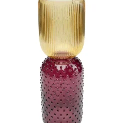 Vasen-KARE Design Vase Marvelous Duo Gelb Lila 38Cm