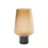 Vasen-KARE Design Vase Noble Ring Amber Matt 26Cm