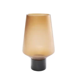 Vasen-KARE Design Vase Noble Ring Amber Matt 26Cm