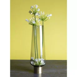 Vasen-KARE Design Vase Noble Ring Grau 40Cm