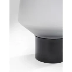 Vasen-KARE Design Vase Noble Ring Grau Matt 26Cm