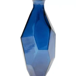 Vasen-KARE Design Vase Origami Blau 31Cm