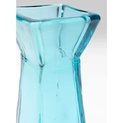 Vasen-KARE Design Vase Piramide Turkis 30Cm