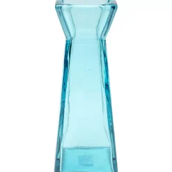 Vasen-KARE Design Vase Piramide Turkis 30Cm