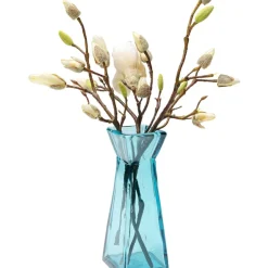Vasen-KARE Design Vase Piramide Turkis 30Cm