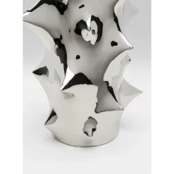 Vasen-KARE Design Vase Pointy Silber 30Cm