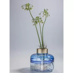 Vasen-KARE Design Vase Positano Belly Blau 21Cm