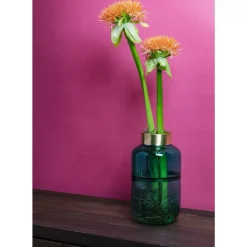 Vasen-KARE Design Vase Positano Belly Grun 28Cm