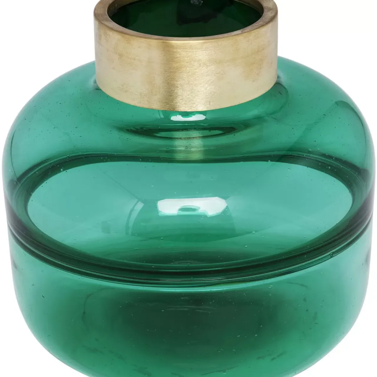 Vasen-KARE Design Vase Positano Belly Grun 21Cm