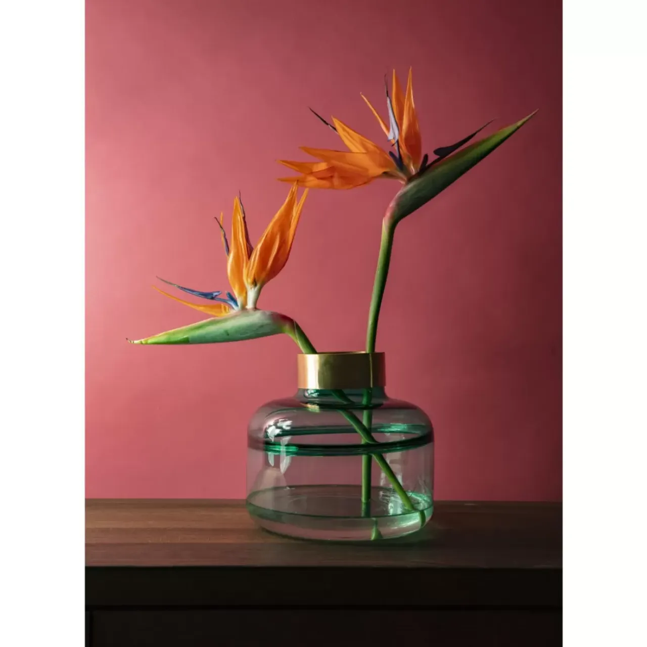 Vasen-KARE Design Vase Positano Belly Grun 21Cm