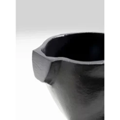 Vasen-KARE Design Vase Rostro Schwarz 17Cm