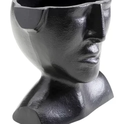 Vasen-KARE Design Vase Rostro Schwarz 17Cm