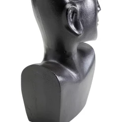 Vasen-KARE Design Vase Rostro Side Schwarz 27Cm